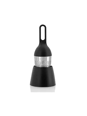 AD HOC | Schwimmender Teefilter Floatea Fusion Edelstahl Schwarz 12,4cm | 